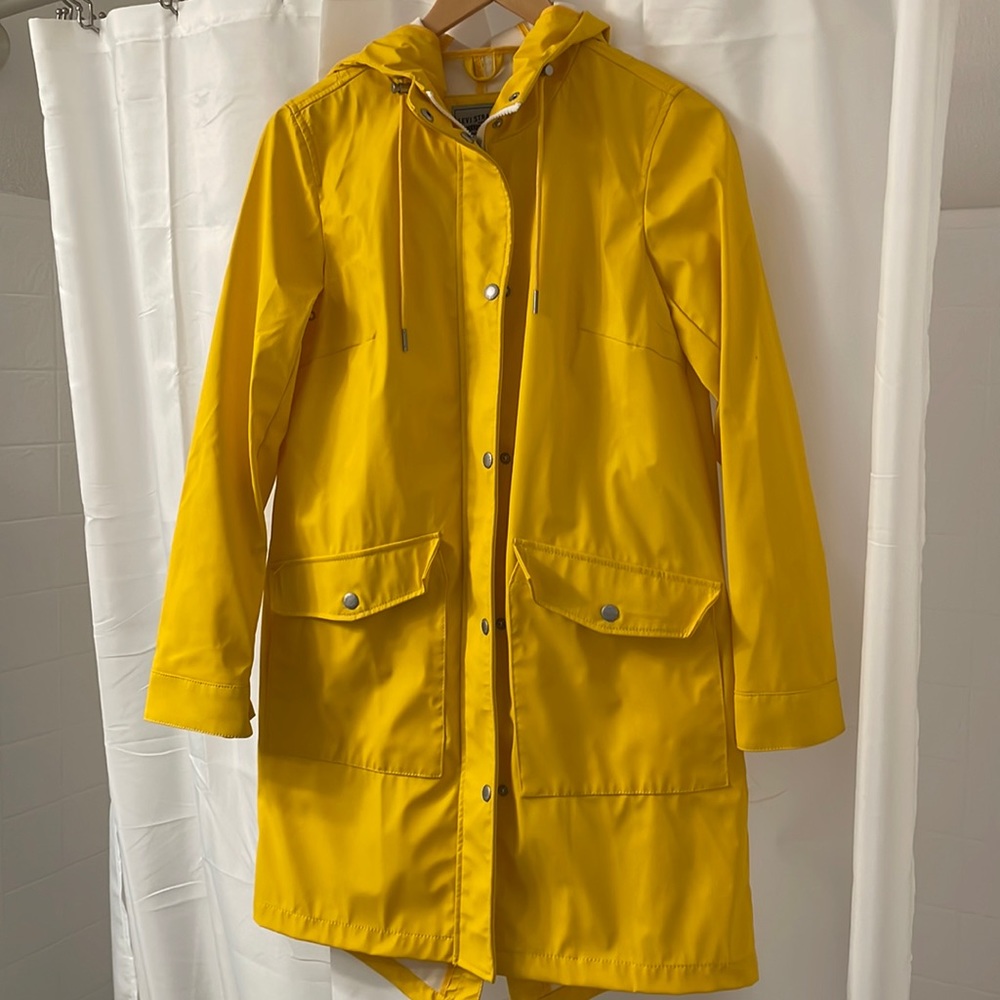 Like New Levi's® Water Repellent Lightweight Hooded Parka Raincoat sz XS
